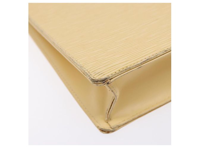 LOUIS VUITTON Epi Ramatuelle Schultertasche Creme Vanille M5247A LV Auth ep9427 Roh - Ansicht 15