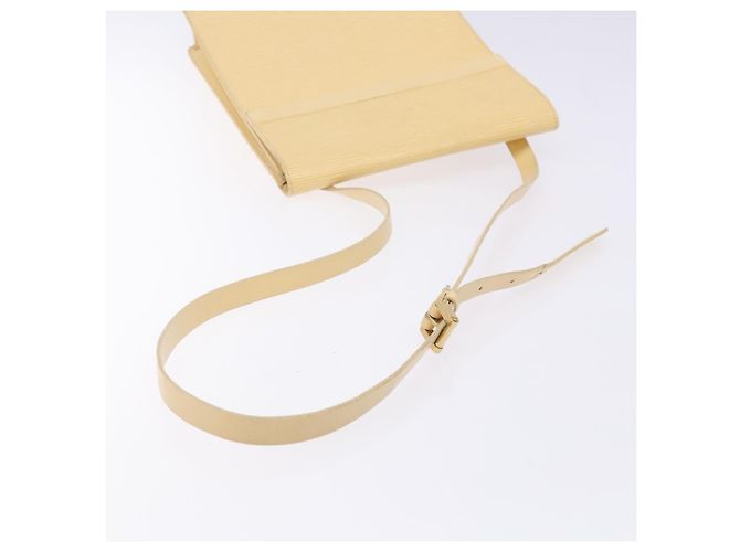LOUIS VUITTON Epi Ramatuelle Schultertasche Creme Vanille M5247A LV Auth ep9427 Roh - Ansicht 7