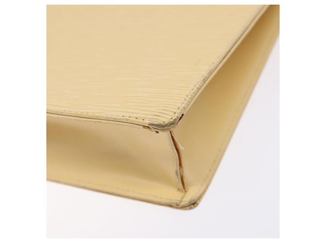 LOUIS VUITTON Epi Ramatuelle Schultertasche Creme Vanille M5247A LV Auth ep9427 Roh - Ansicht 8