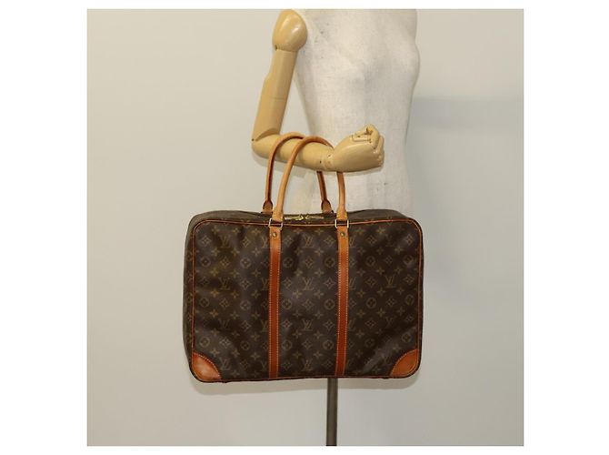LOUIS VUITTON Borsa Boston Monogram Sirius 45 M41408 LV Auth ep9517 Monogramma - vista 23
