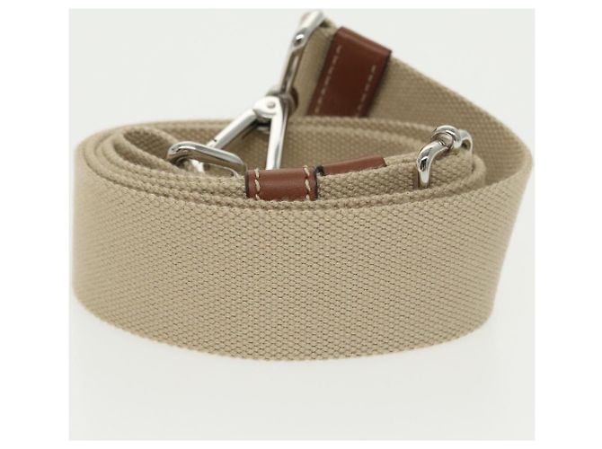 PRADA Borsa Canapalage in Tela Bianca Argento 1BG350 Auth 101308SV Bianco - vista 28