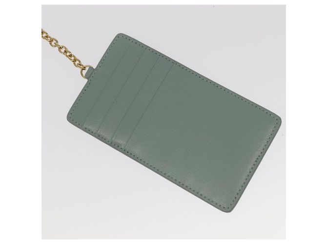 Borsa a spalla in pelle per smartphone Salvatore Ferragamo blu Auth 105369V - vista 21