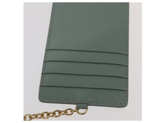 Borsa a spalla in pelle per smartphone Salvatore Ferragamo blu Auth 105369V - vista 23