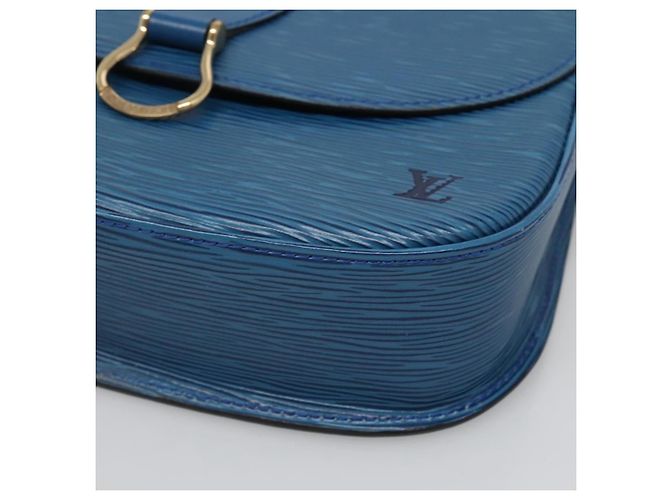 LOUIS VUITTON Borsa a Spalla Epi Saint Cloud GM Blu Toledo M52195 LV Auth ep9625 - vista 14