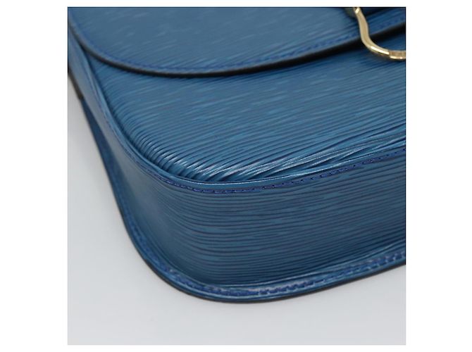 LOUIS VUITTON Borsa a Spalla Epi Saint Cloud GM Blu Toledo M52195 LV Auth ep9625 - vista 15