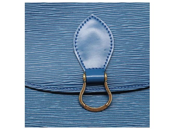 LOUIS VUITTON Borsa a Spalla Epi Saint Cloud GM Blu Toledo M52195 LV Auth ep9625 - vista 18