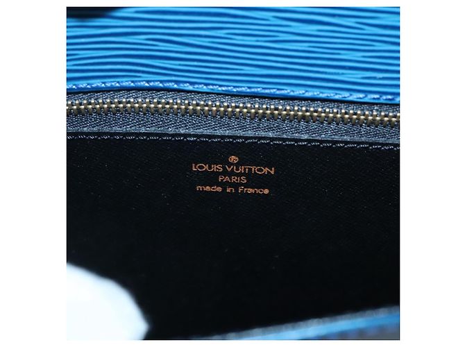 LOUIS VUITTON Borsa a Spalla Epi Saint Cloud GM Blu Toledo M52195 LV Auth ep9625 - vista 21