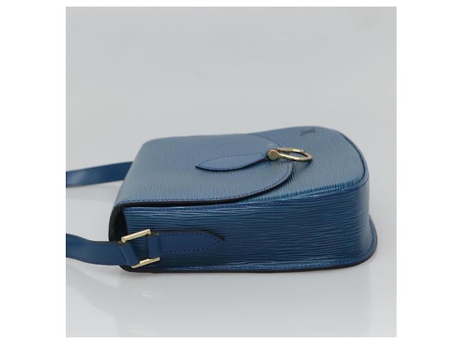 LOUIS VUITTON Borsa a Spalla Epi Saint Cloud GM Blu Toledo M52195 LV Auth ep9625 - vista 3