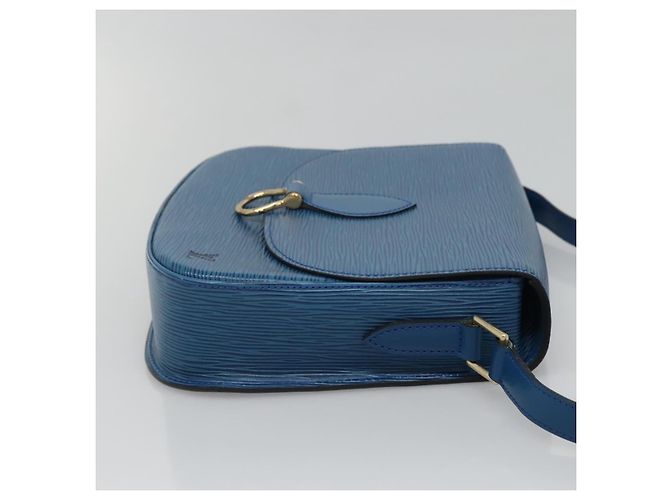 LOUIS VUITTON Borsa a Spalla Epi Saint Cloud GM Blu Toledo M52195 LV Auth ep9625 - vista 4