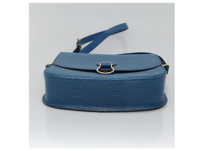 LOUIS VUITTON Borsa a Spalla Epi Saint Cloud GM Blu Toledo M52195 LV Auth ep9625 - vista 5