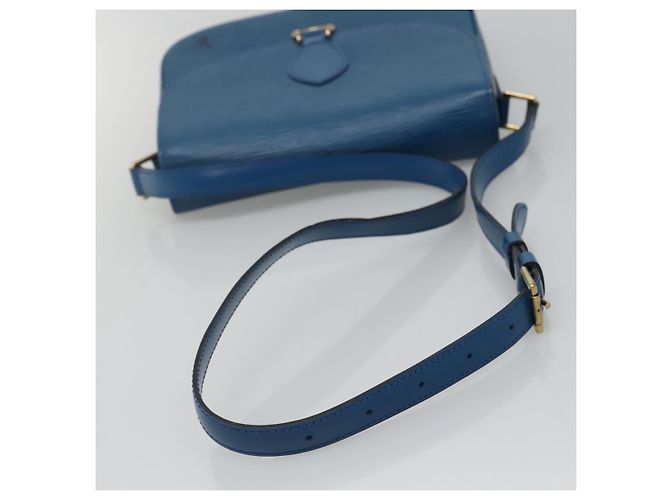 LOUIS VUITTON Borsa a Spalla Epi Saint Cloud GM Blu Toledo M52195 LV Auth ep9625 - vista 7