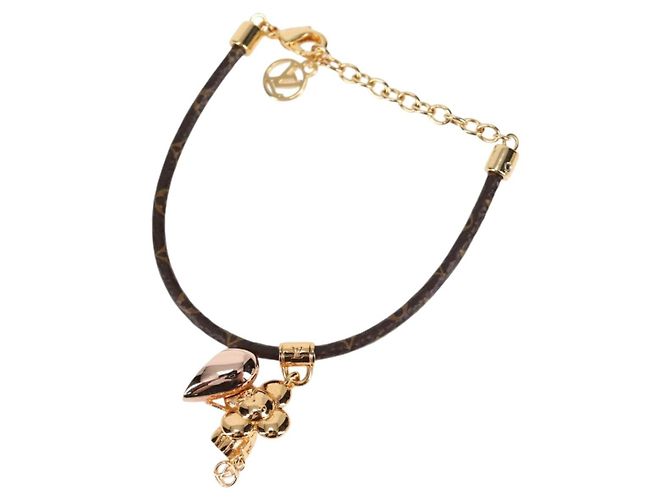 LOUIS VUITTON Monogram Bras Le Vivienne Amour Bracciale Oro M8333Z Auth 131505M Argento D'oro Monogramma - vista 5