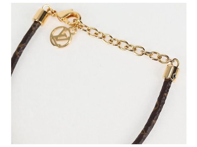 LOUIS VUITTON Monogram Bras Le Vivienne Amour Bracciale Oro M8333Z Auth 131505M Argento D'oro Monogramma - vista 7