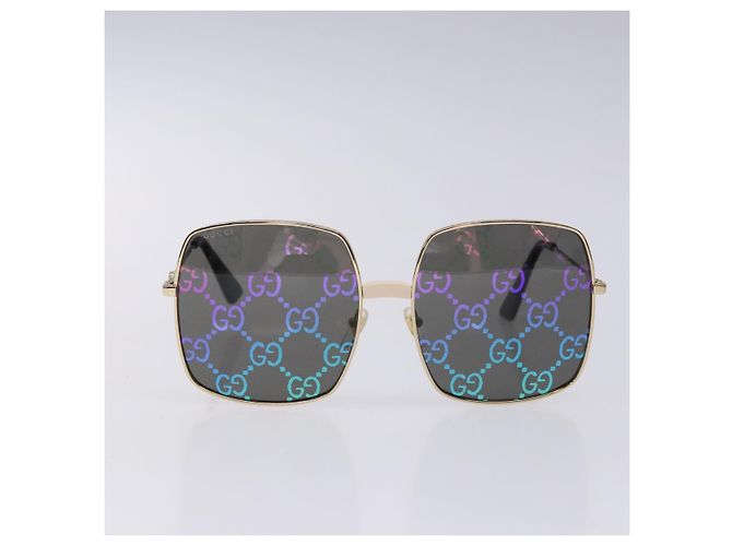 Occhiali da sole GUCCI GG Plastica Oro 127736M Auth 127736M D'oro - vista 13