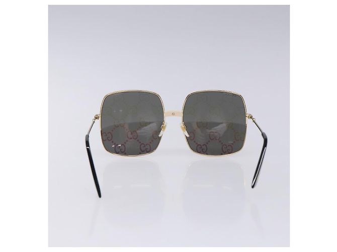 Occhiali da sole GUCCI GG Plastica Oro 127736M Auth 127736M D'oro - vista 2