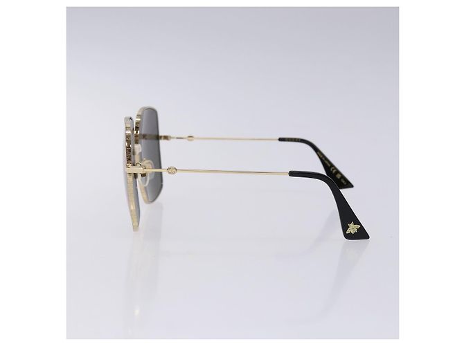 Occhiali da sole GUCCI GG Plastica Oro 127736M Auth 127736M D'oro - vista 3