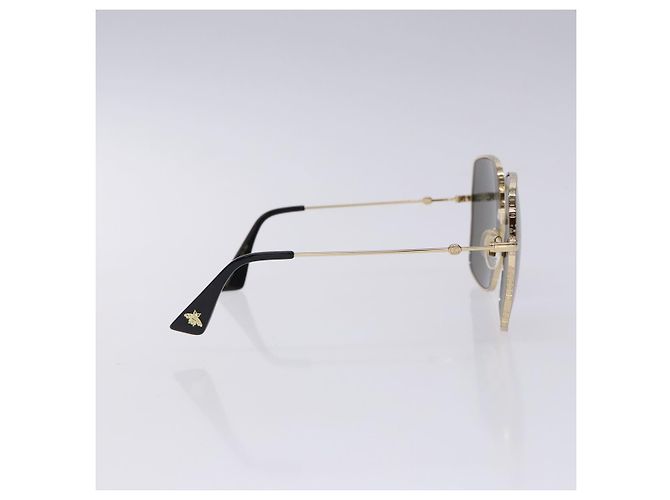 Occhiali da sole GUCCI GG Plastica Oro 127736M Auth 127736M D'oro - vista 4
