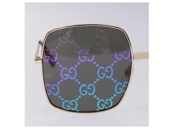 Occhiali da sole GUCCI GG Plastica Oro 127736M Auth 127736M D'oro - vista 5