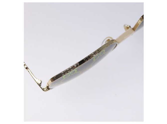 Occhiali da sole GUCCI GG Plastica Oro 127736M Auth 127736M D'oro - vista 7