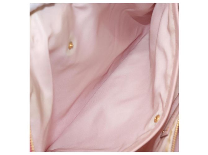 PRADA Tote Bag Nylon 2way Rosa Gold Auth ki5497V Pink Golden - Ansicht 22