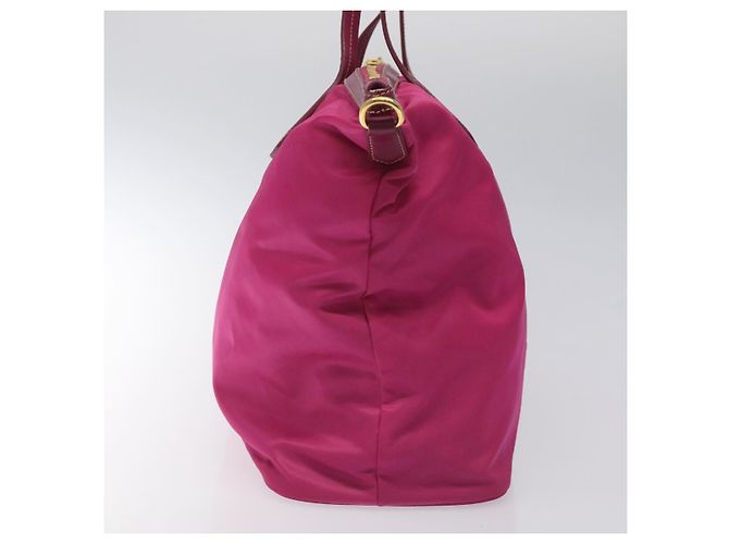 PRADA Tote Bag Nylon 2way Rosa Gold Auth ki5497V Pink Golden - Ansicht 3