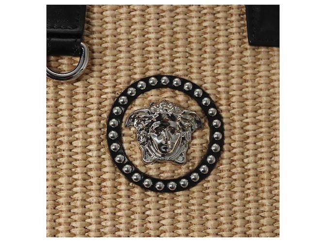 Bolso VERSACE Raffia 2way Beige Auth EC392AV - vista 19