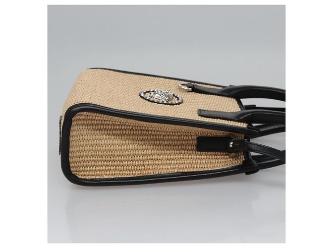 Bolso VERSACE Raffia 2way Beige Auth EC392AV - vista 3