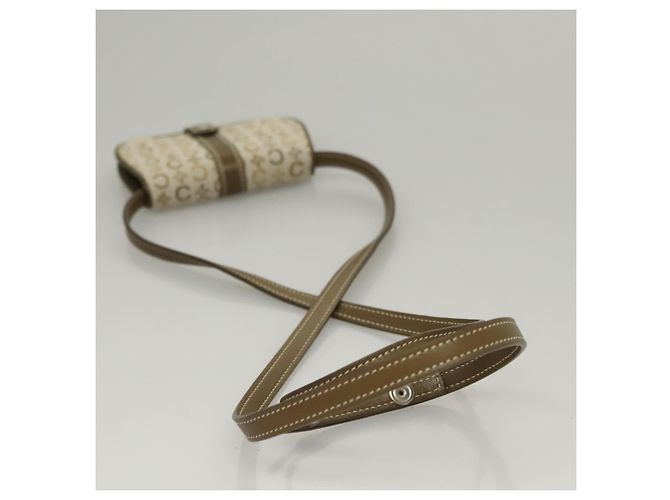 Céline CELINE C Macadam Canvas Schultergeldbörse Khaki Auth sw190V - Ansicht 7