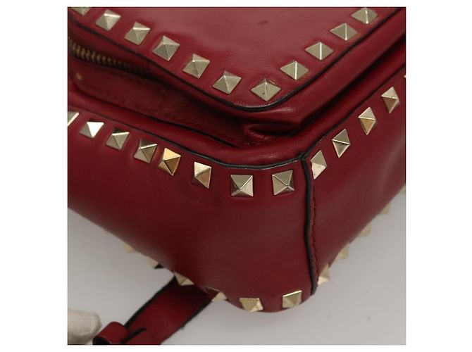Roter Leder-Rucksack VALENTINO Auth bs23660V - Ansicht 10
