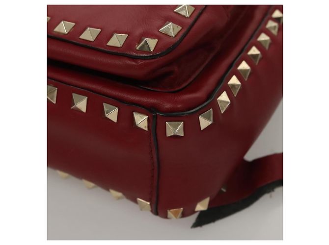 Roter Leder-Rucksack VALENTINO Auth bs23660V - Ansicht 16