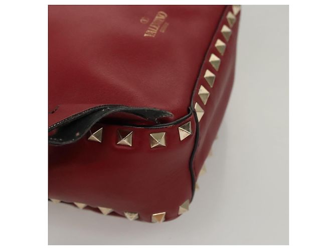Roter Leder-Rucksack VALENTINO Auth bs23660V - Ansicht 17