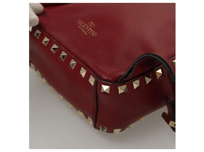 Roter Leder-Rucksack VALENTINO Auth bs23660V - Ansicht 18