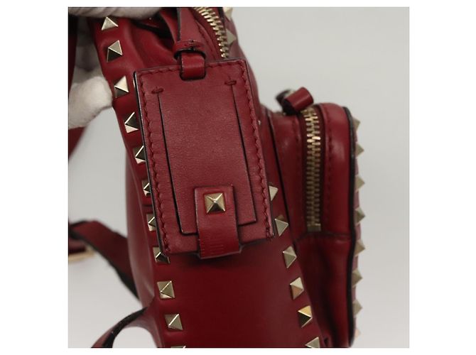 Roter Leder-Rucksack VALENTINO Auth bs23660V - Ansicht 20