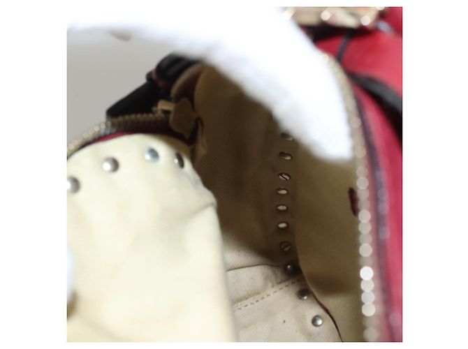 Roter Leder-Rucksack VALENTINO Auth bs23660V - Ansicht 24