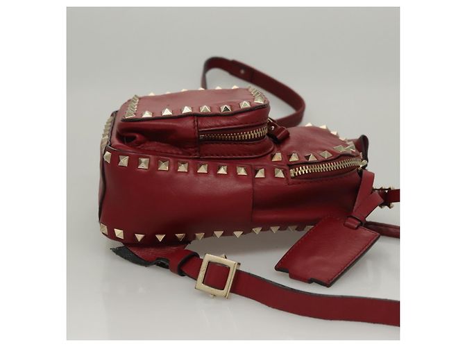 Roter Leder-Rucksack VALENTINO Auth bs23660V - Ansicht 3