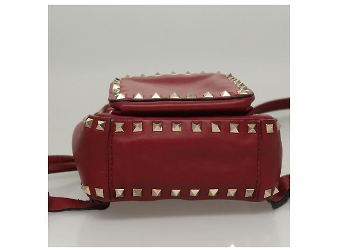 Roter Leder-Rucksack VALENTINO Auth bs23660V - Ansicht 5