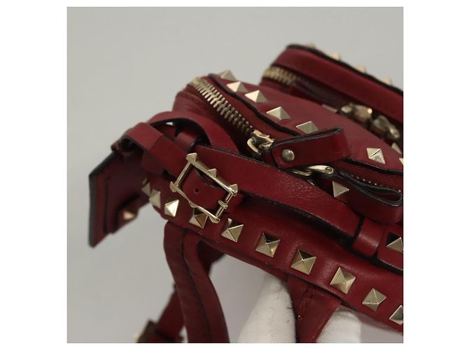 Roter Leder-Rucksack VALENTINO Auth bs23660V - Ansicht 6