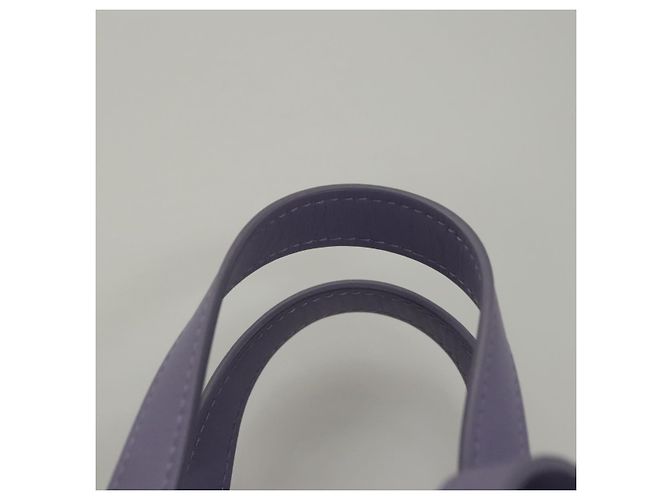 Autre Marque Borsa a Spalla Shell in Pelle Bottega Veneta Viola Auth BD1058AV Porpora - vista 14