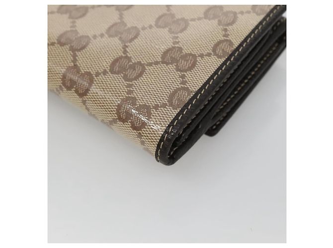 GUCCI GG Cartera Larga de Cristal Beige 231843 Auth ki5651V - vista 15