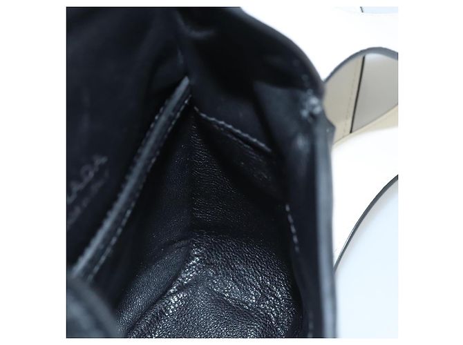 Borsa a Spalla in Pelle Nera e Bianca Auth 117019V di PRADA Nero Bianco - vista 21