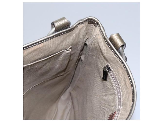 Burberry Borsa Tote Nova Check in PVC Rosa Auth BD898 - vista 16
