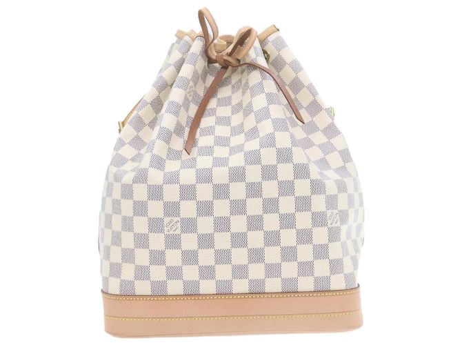 LOUIS VUITTON Borsa a Spalla Noe Damier Azur N42222 LV Auth 21577SV - vista 13
