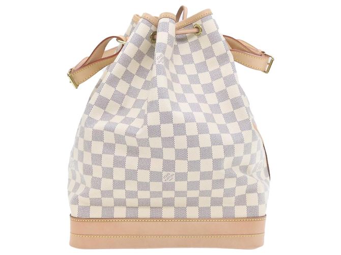 LOUIS VUITTON Borsa a Spalla Noe Damier Azur N42222 LV Auth 21577SV - vista 2