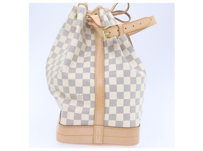 LOUIS VUITTON Borsa a Spalla Noe Damier Azur N42222 LV Auth 21577SV - vista 3
