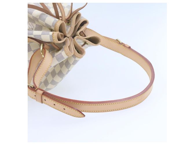 LOUIS VUITTON Borsa a Spalla Noe Damier Azur N42222 LV Auth 21577SV - vista 7