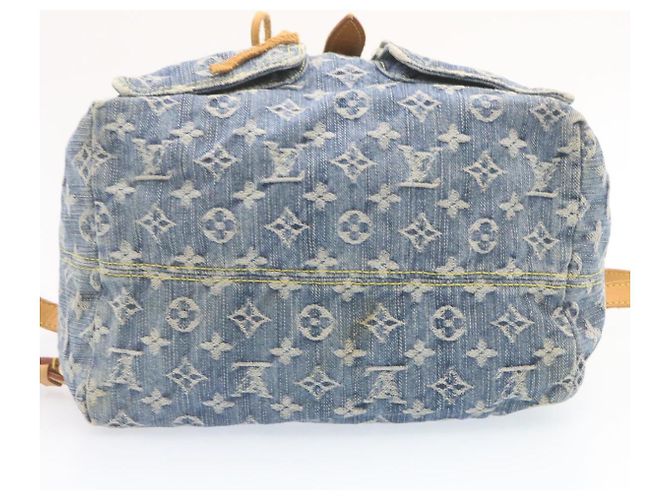 LOUIS VUITTON Zaino Monogram Denim GM Blu M95056 LV Auth 23405V - vista 13