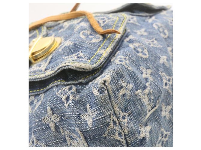 LOUIS VUITTON Zaino Monogram Denim GM Blu M95056 LV Auth 23405V - vista 14