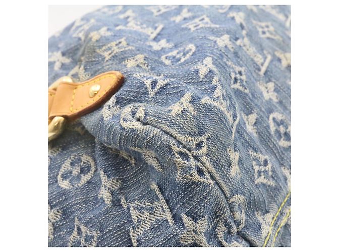 LOUIS VUITTON Zaino Monogram Denim GM Blu M95056 LV Auth 23405V - vista 16