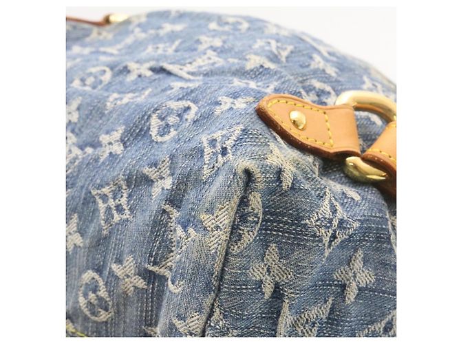 LOUIS VUITTON Zaino Monogram Denim GM Blu M95056 LV Auth 23405V - vista 17