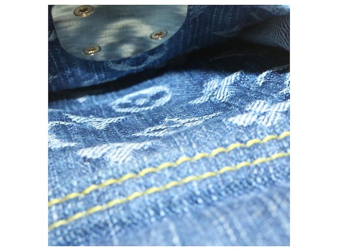LOUIS VUITTON Zaino Monogram Denim GM Blu M95056 LV Auth 23405V - vista 20